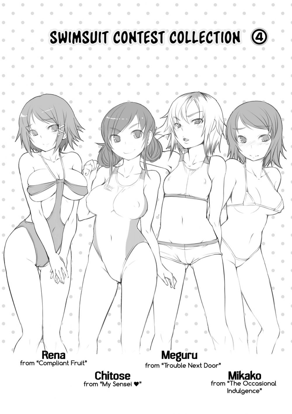 Hentai Manga Comic-Peachy-Butt Girls-Chapter 15 - swimsuit contest collection-4